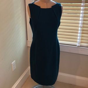 ELIE TAHARI TEAL BLUE DRESS
